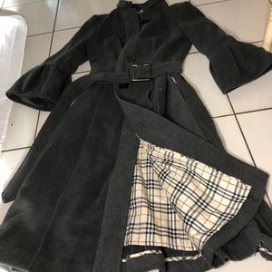 Burberry Peplum Sleeve Coat